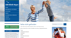 Desktop Screenshot of aok-klinik.de